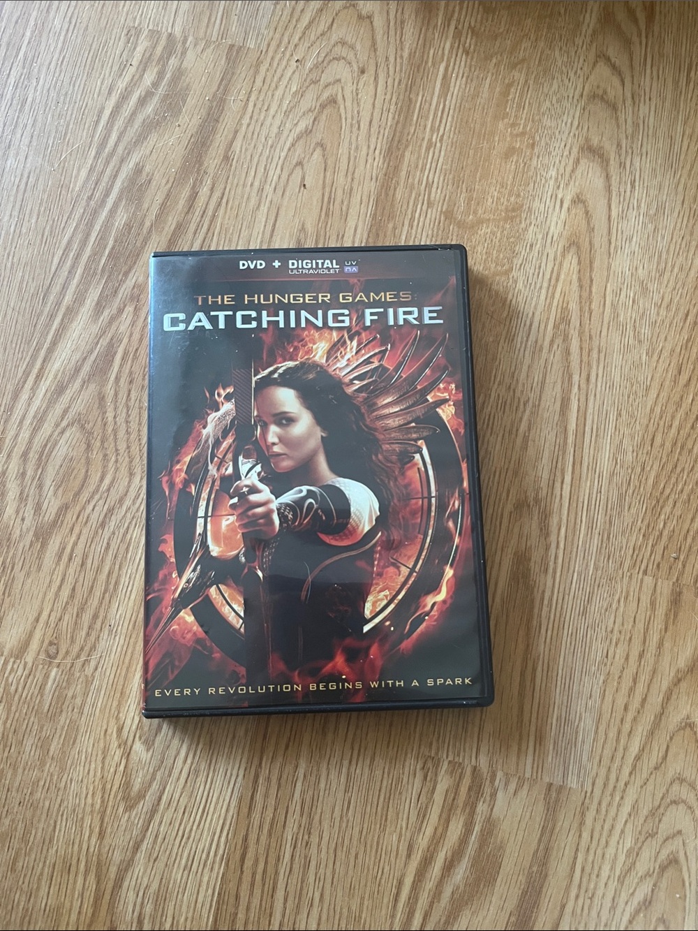The Hunger Games: Catching Fire DVD + Digital - Black/Red